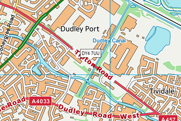 DY4 7UU map - OS VectorMap District (Ordnance Survey)