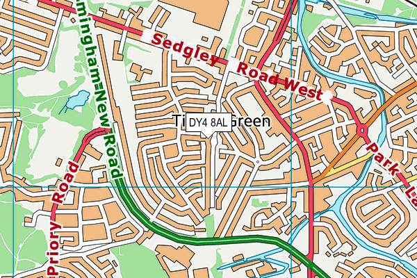 DY4 8AL map - OS VectorMap District (Ordnance Survey)