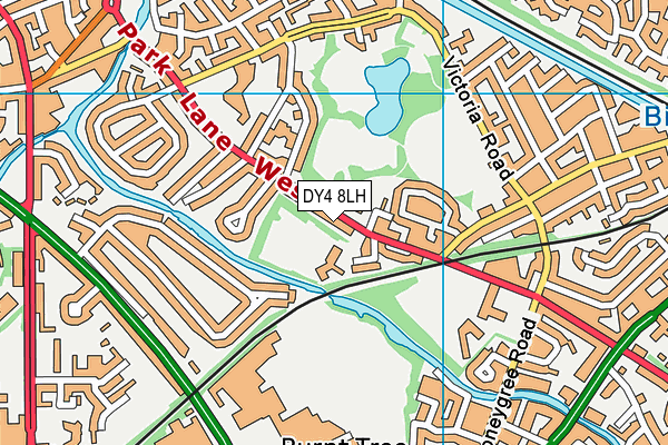 DY4 8LH map - OS VectorMap District (Ordnance Survey)