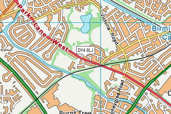 DY4 8LJ map - OS VectorMap District (Ordnance Survey)