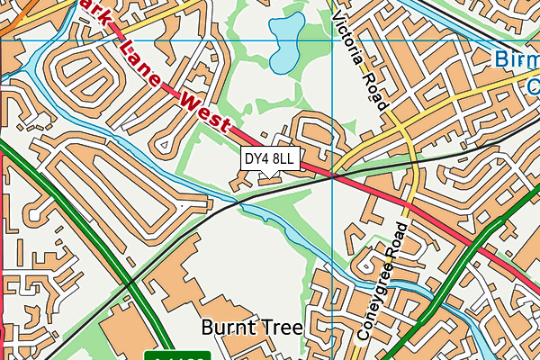 DY4 8LL map - OS VectorMap District (Ordnance Survey)