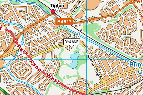 DY4 8NE map - OS VectorMap District (Ordnance Survey)