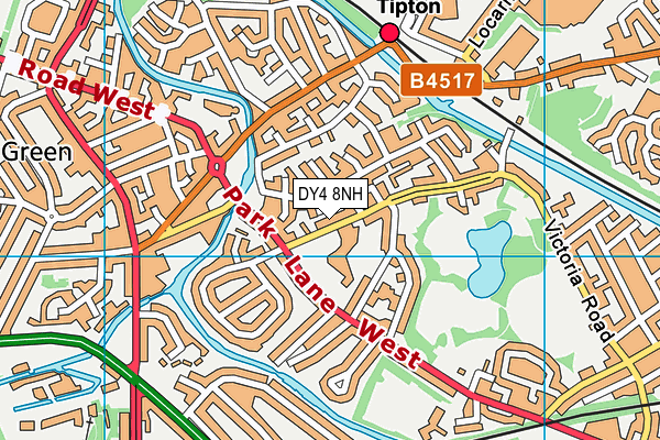 DY4 8NH map - OS VectorMap District (Ordnance Survey)