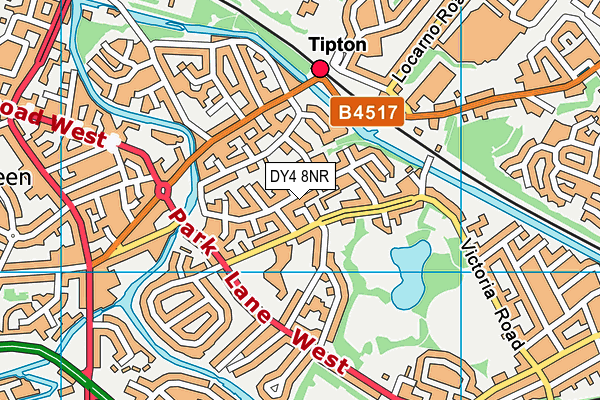 DY4 8NR map - OS VectorMap District (Ordnance Survey)