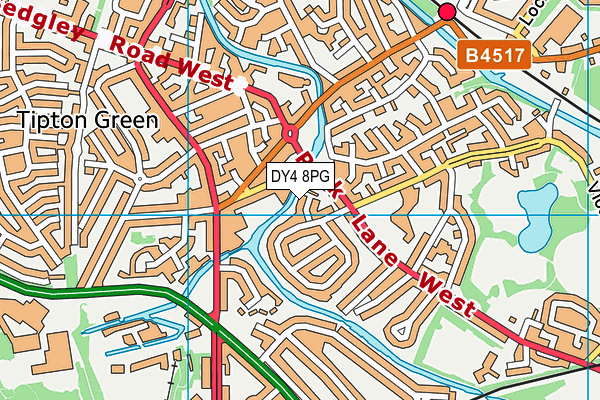 DY4 8PG map - OS VectorMap District (Ordnance Survey)