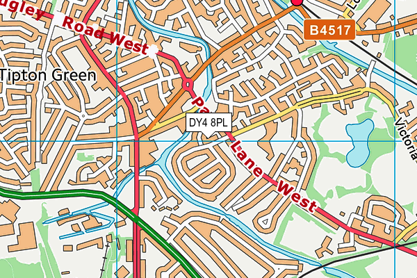 DY4 8PL map - OS VectorMap District (Ordnance Survey)