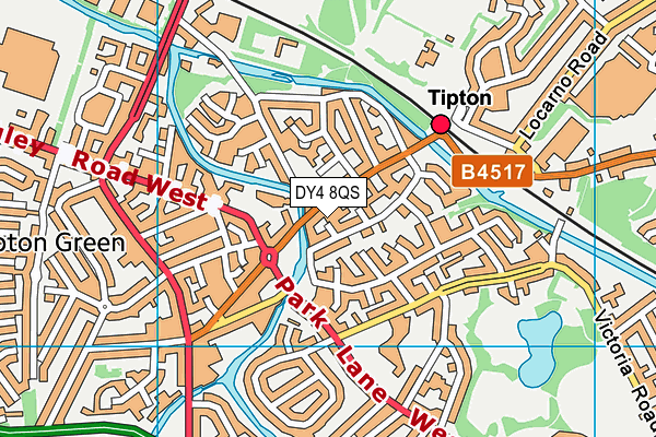 DY4 8QS map - OS VectorMap District (Ordnance Survey)