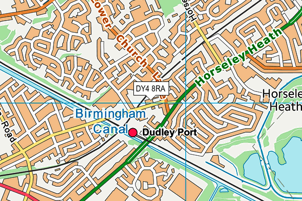 DY4 8RA map - OS VectorMap District (Ordnance Survey)