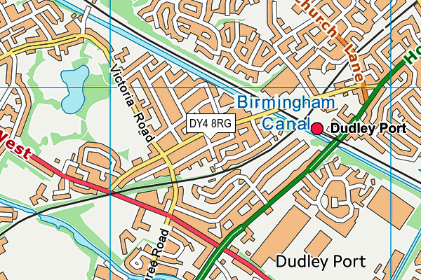 DY4 8RG map - OS VectorMap District (Ordnance Survey)