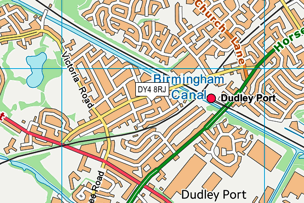 DY4 8RJ map - OS VectorMap District (Ordnance Survey)