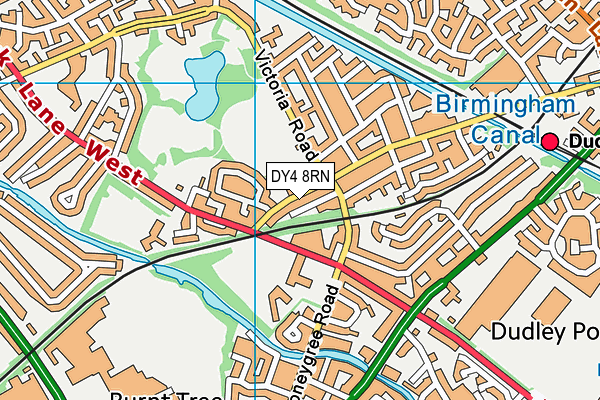 DY4 8RN map - OS VectorMap District (Ordnance Survey)