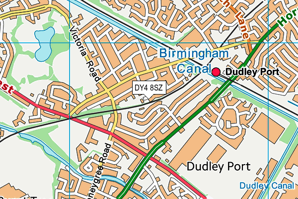 DY4 8SZ map - OS VectorMap District (Ordnance Survey)