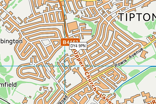 DY4 9PN map - OS VectorMap District (Ordnance Survey)