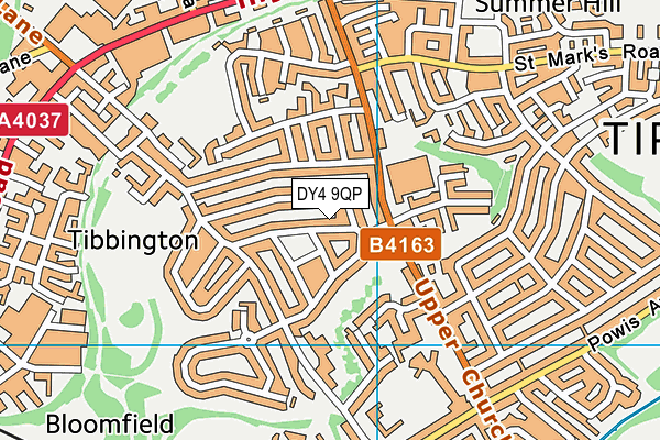 DY4 9QP map - OS VectorMap District (Ordnance Survey)
