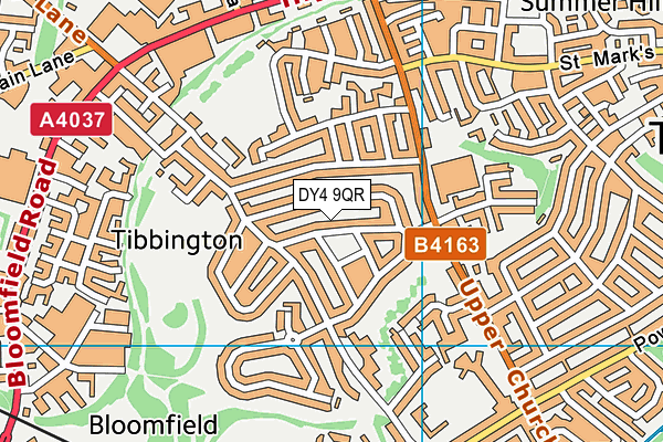 DY4 9QR map - OS VectorMap District (Ordnance Survey)
