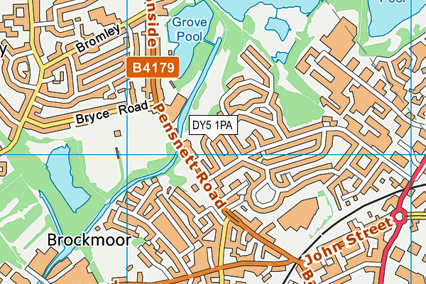 DY5 1PA map - OS VectorMap District (Ordnance Survey)
