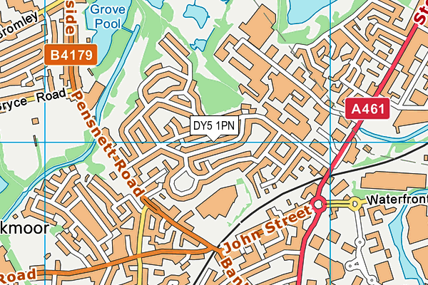 DY5 1PN map - OS VectorMap District (Ordnance Survey)