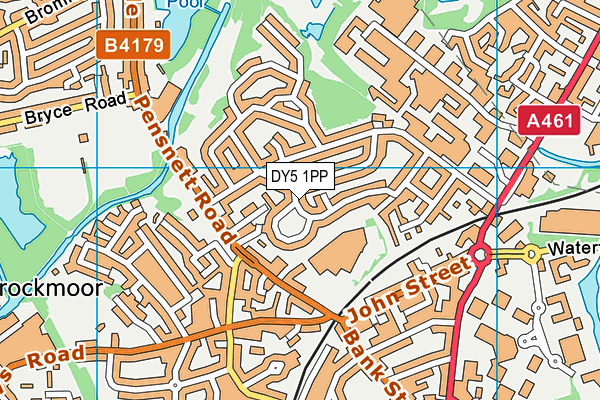 DY5 1PP map - OS VectorMap District (Ordnance Survey)