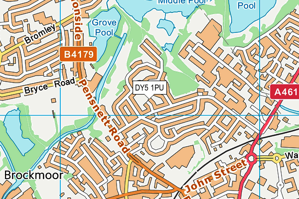 DY5 1PU map - OS VectorMap District (Ordnance Survey)
