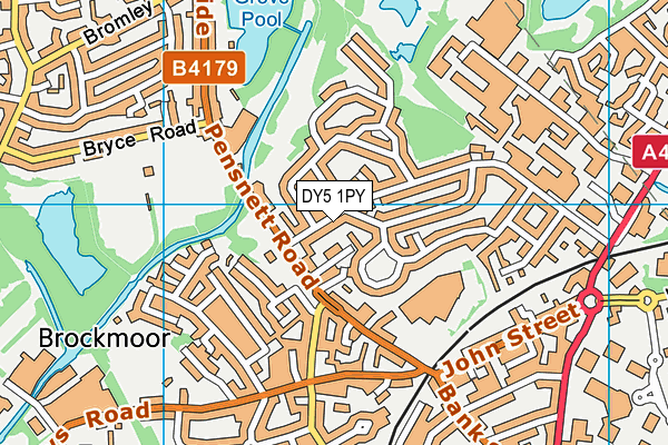 DY5 1PY map - OS VectorMap District (Ordnance Survey)