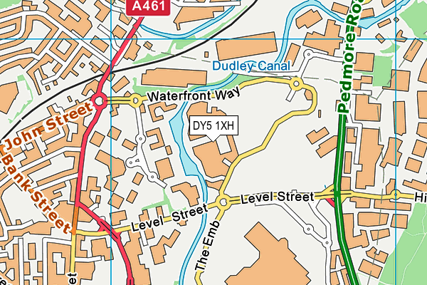DY5 1XH map - OS VectorMap District (Ordnance Survey)