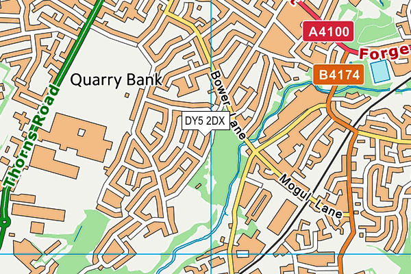 DY5 2DX map - OS VectorMap District (Ordnance Survey)