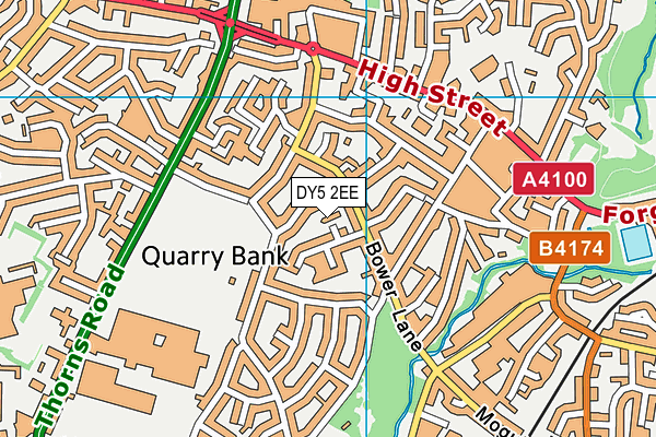 DY5 2EE map - OS VectorMap District (Ordnance Survey)