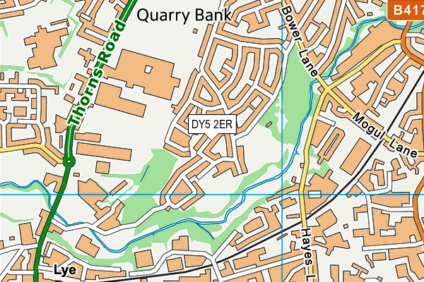 DY5 2ER map - OS VectorMap District (Ordnance Survey)