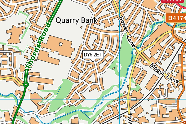 DY5 2ET map - OS VectorMap District (Ordnance Survey)