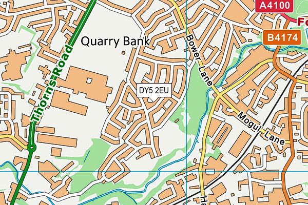 DY5 2EU map - OS VectorMap District (Ordnance Survey)