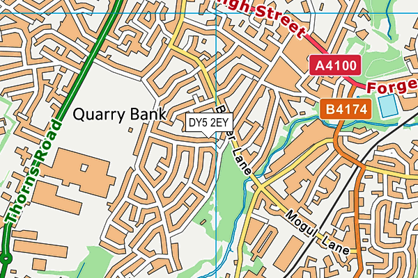 DY5 2EY map - OS VectorMap District (Ordnance Survey)