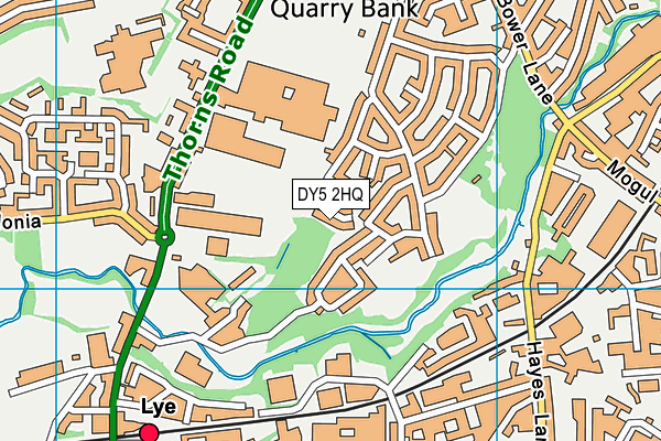 DY5 2HQ map - OS VectorMap District (Ordnance Survey)