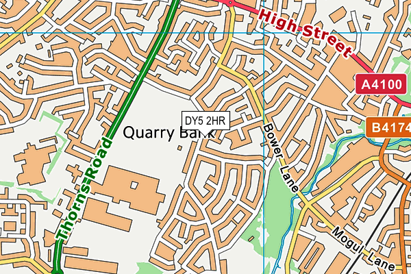 Stevens Park map (DY5 2HR) - OS VectorMap District (Ordnance Survey)