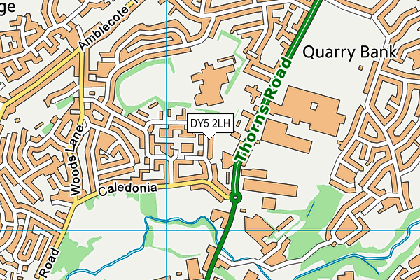 DY5 2LH map - OS VectorMap District (Ordnance Survey)