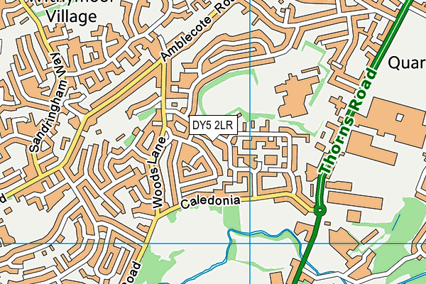 DY5 2LR map - OS VectorMap District (Ordnance Survey)