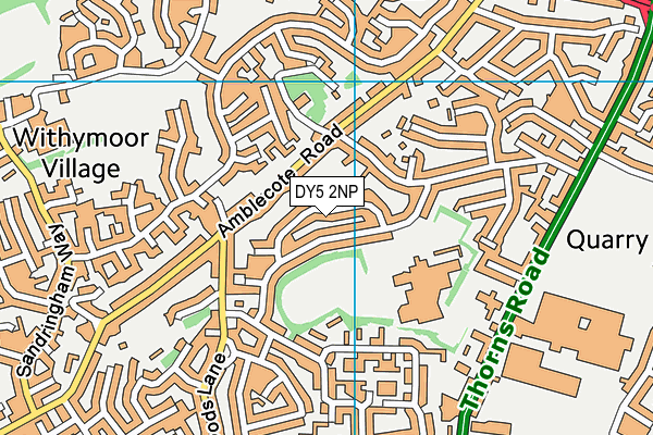 DY5 2NP map - OS VectorMap District (Ordnance Survey)