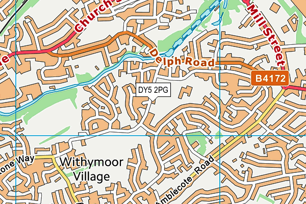 DY5 2PG map - OS VectorMap District (Ordnance Survey)