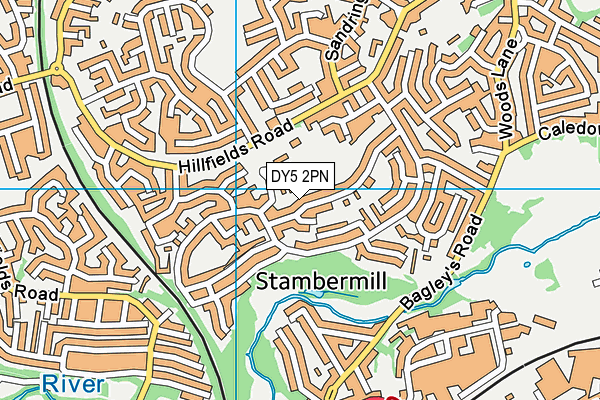 DY5 2PN map - OS VectorMap District (Ordnance Survey)