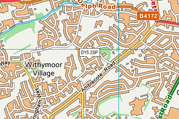 DY5 2SP map - OS VectorMap District (Ordnance Survey)
