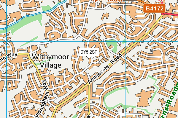DY5 2ST map - OS VectorMap District (Ordnance Survey)