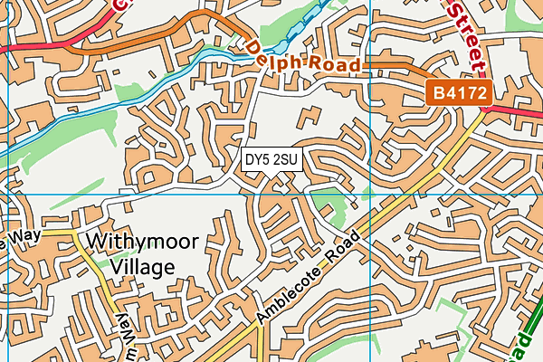 DY5 2SU map - OS VectorMap District (Ordnance Survey)