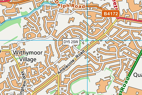 DY5 2SW map - OS VectorMap District (Ordnance Survey)