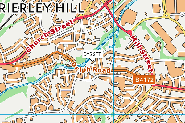 DY5 2TT map - OS VectorMap District (Ordnance Survey)