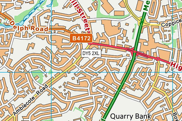 DY5 2XL map - OS VectorMap District (Ordnance Survey)