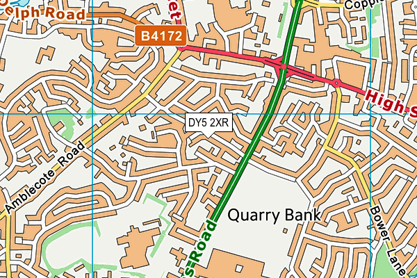 DY5 2XR map - OS VectorMap District (Ordnance Survey)