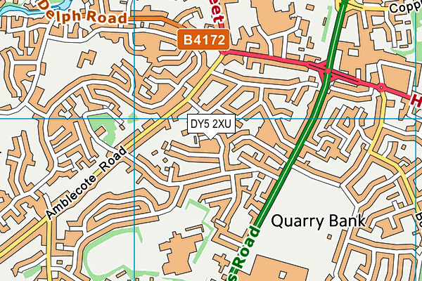 DY5 2XU map - OS VectorMap District (Ordnance Survey)