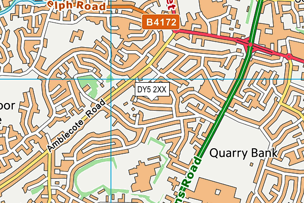 DY5 2XX map - OS VectorMap District (Ordnance Survey)