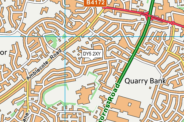 DY5 2XY map - OS VectorMap District (Ordnance Survey)