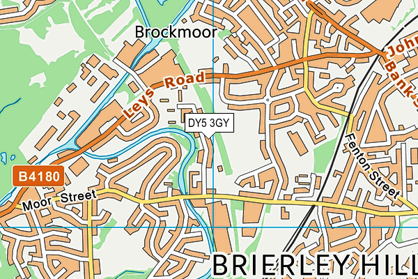 DY5 3GY map - OS VectorMap District (Ordnance Survey)