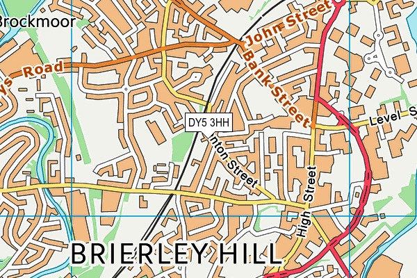 DY5 3HH map - OS VectorMap District (Ordnance Survey)